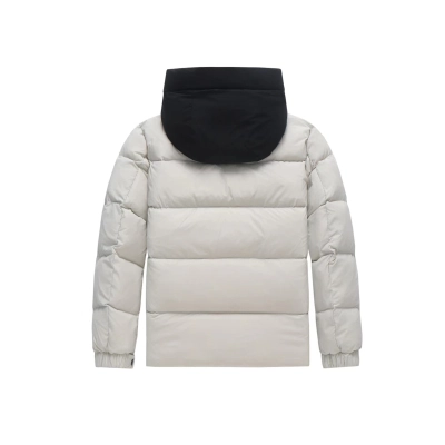 MONCLER Madeira Short Down Jacket White Black (NFC) 02