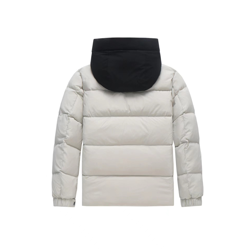 MONCLER Madeira Short Down Jacket White Black (NFC)