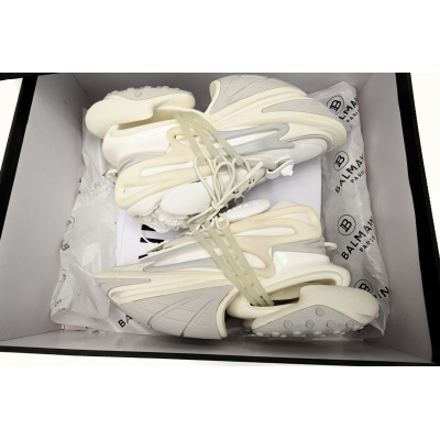 PK God Batch BALMAIN Multikolor Buty sportowe All White YM1VJ309 02