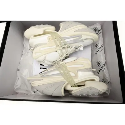 PK God Batch BALMAIN Multikolor Buty sportowe All White YM1VJ309 02
