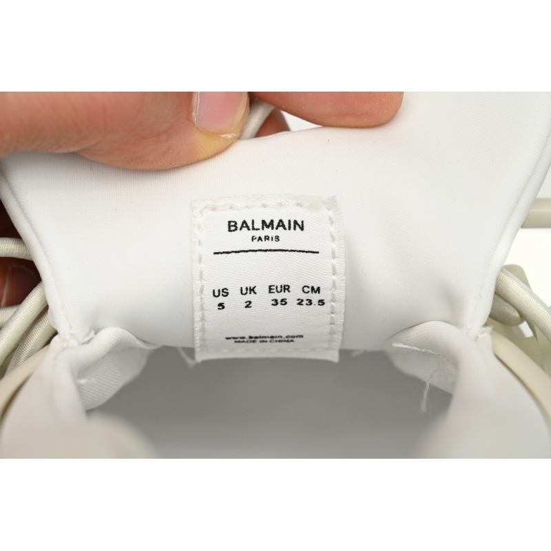 PK God Batch BALMAIN Multikolor Buty sportowe All White YM1VJ309