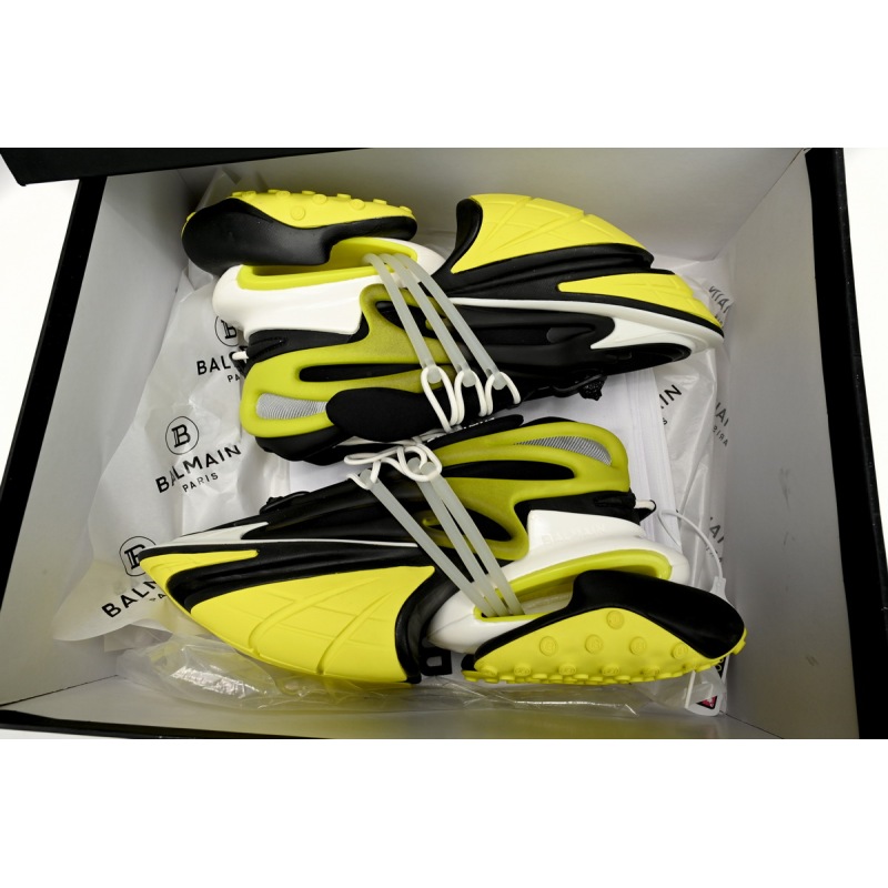 PK God Batch BALMAIN Multikolor Buty sportowe Black And Yellow YM1VJ309