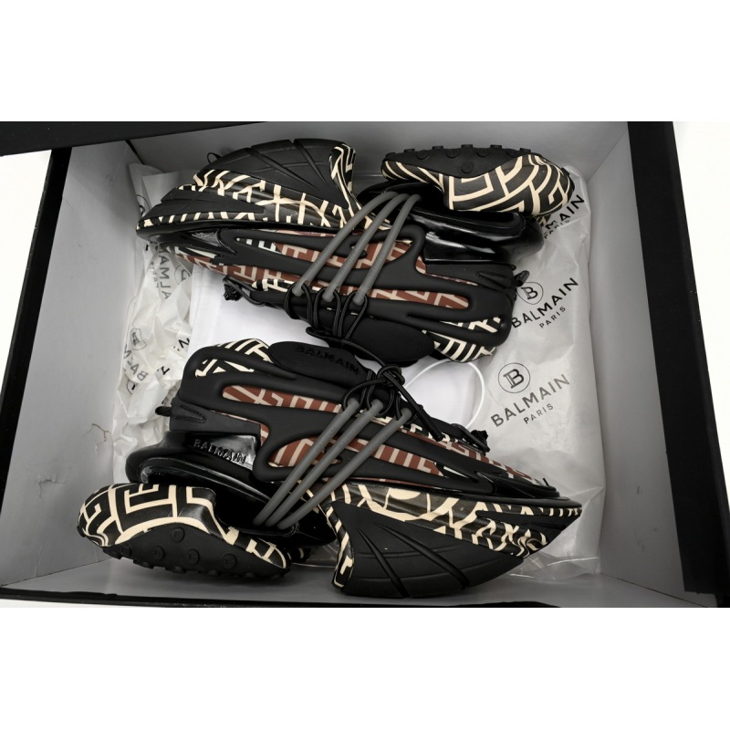 PK God Batch BALMAIN Multikolor Buty sportowe Lattice YM1VJ309