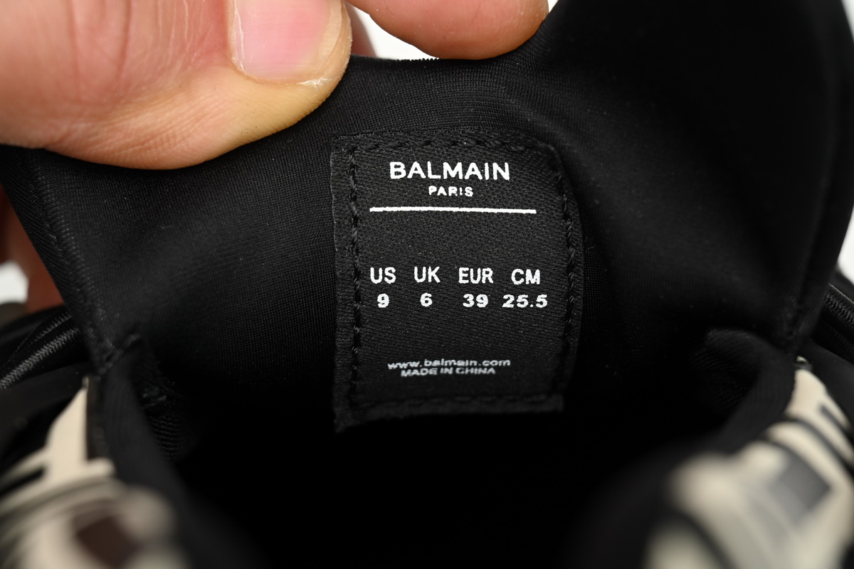 PK God Batch BALMAIN Multikolor Buty sportowe Lattice YM1VJ309