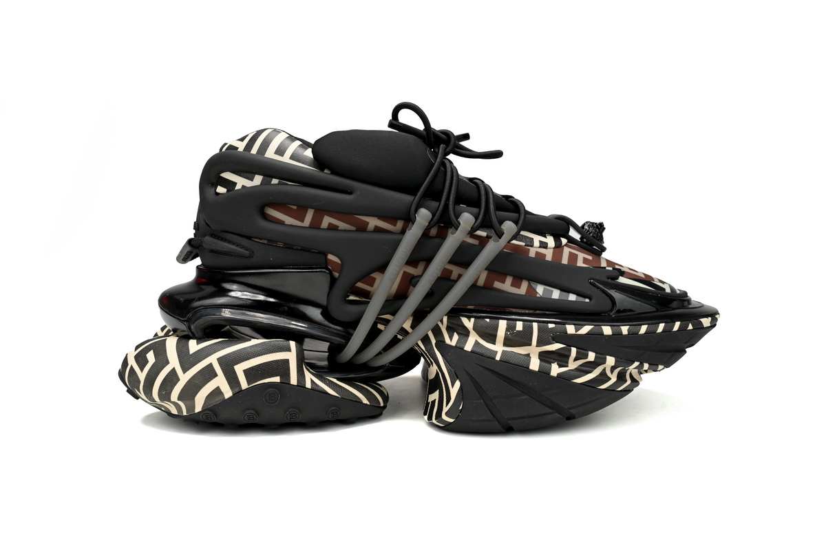 PK God Batch BALMAIN Multikolor Buty sportowe Lattice YM1VJ309