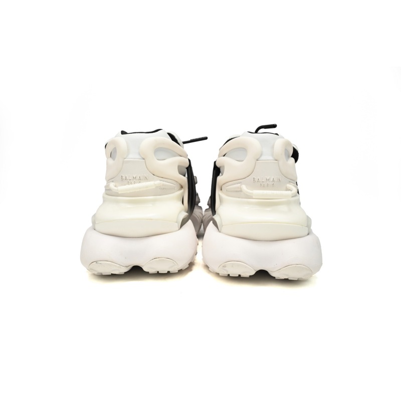 PK God Batch BALMAIN Multikolor Buty sportowe White and Black YM1VJ309