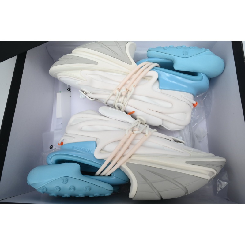 PK God Batch BALMAIN Multikolor Buty sportowe White Blue YM1VJ309