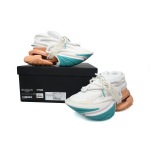 PK God Batch BALMAIN Multikolor Buty sportowe White Green Orange YM1VJ309