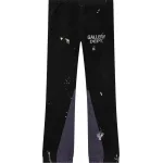 Gallery Dept. Logo Flare Sweatpants 'Washed Black'