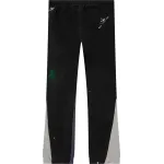 Gallery Dept. Logo Flare Sweatpants 'Washed Black'