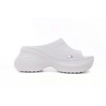 PK God Batch BALENCIAGA Pool Crocs White 677389 W1S8E 9000