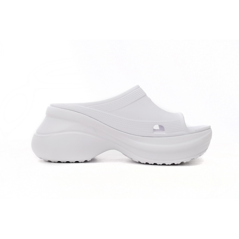 PK God Batch BALENCIAGA Pool Crocs White 677389 W1S8E 9000