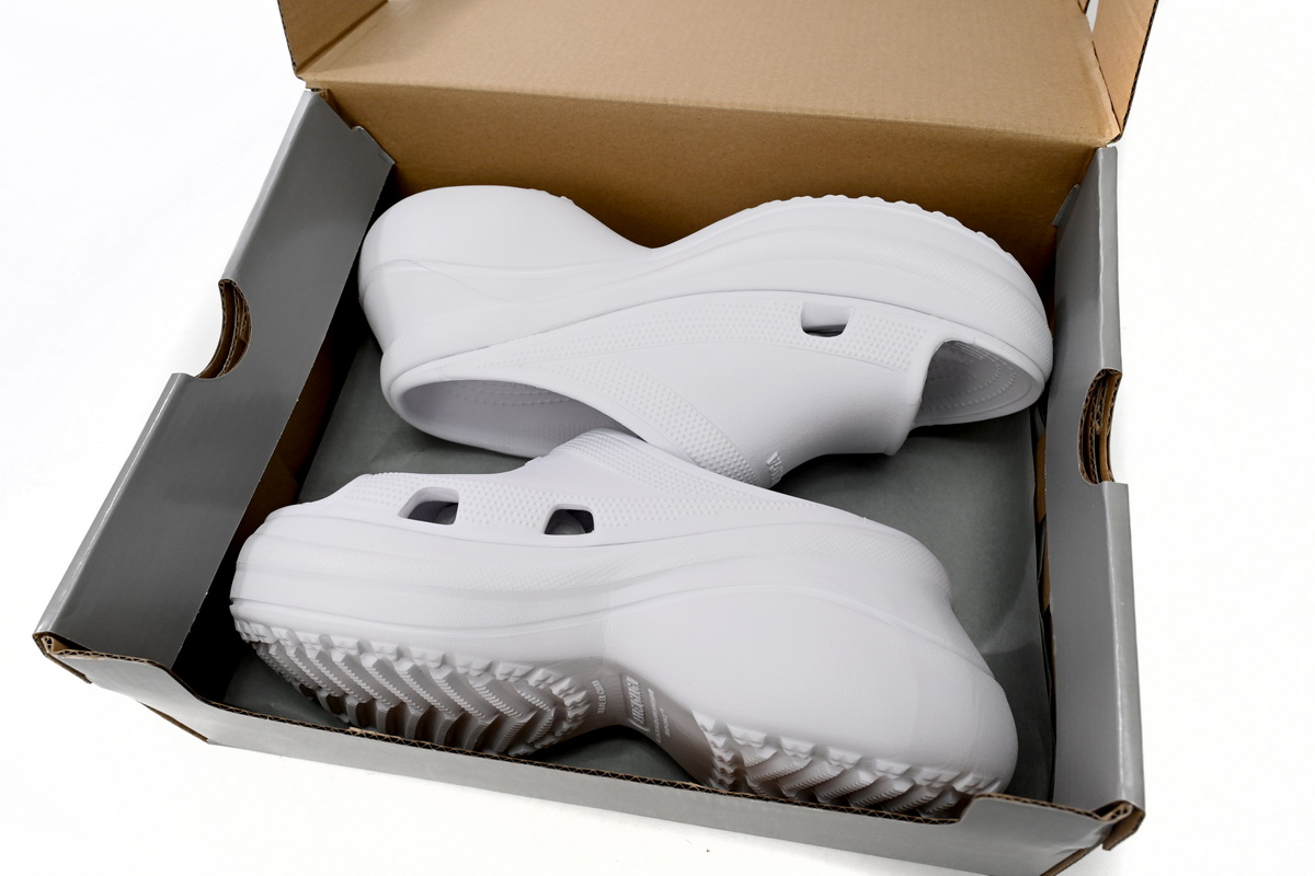 PK God Batch BALENCIAGA Pool Crocs White 677389 W1S8E 9000