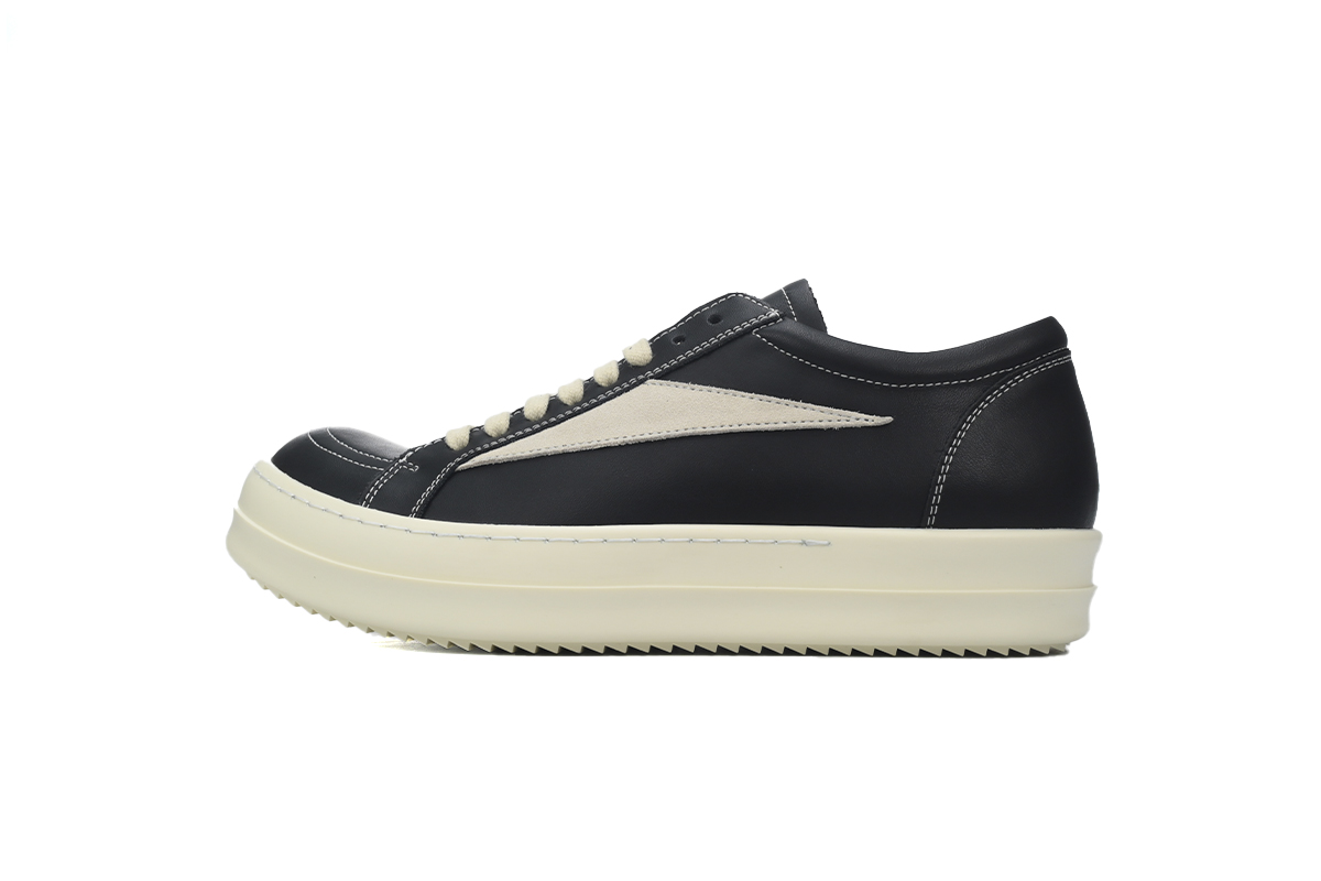 PK God Batch Rick Owens Luxor Vintage Low Black Milk RP02C1888LCGLVS-911