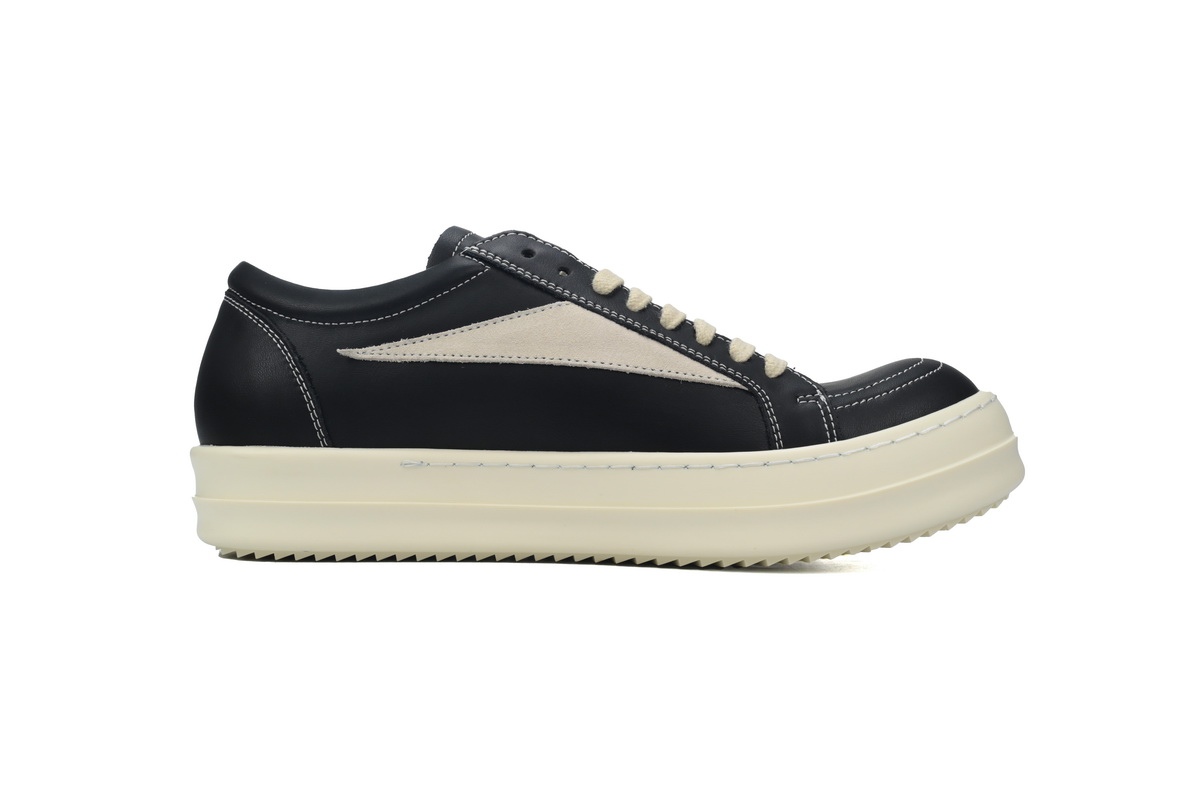 PK God Batch Rick Owens Luxor Vintage Low Black Milk RP02C1888LCGLVS-911