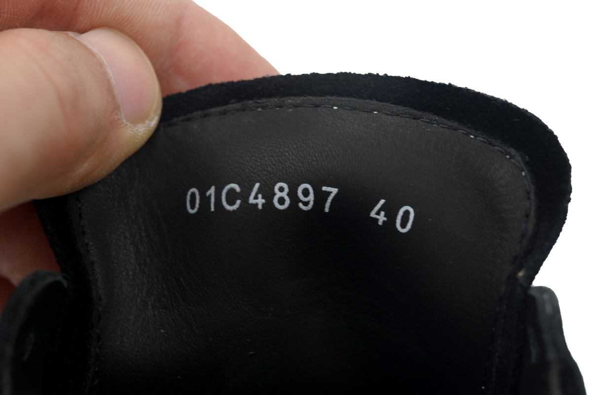 PK God Batch Rick Owens Suede Vintage 'Black Milk White’