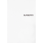 Burberry Icon Stripe Trim Cotton T-shirt White