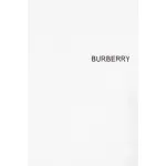 Burberry Icon Stripe Trim Cotton T-shirt White