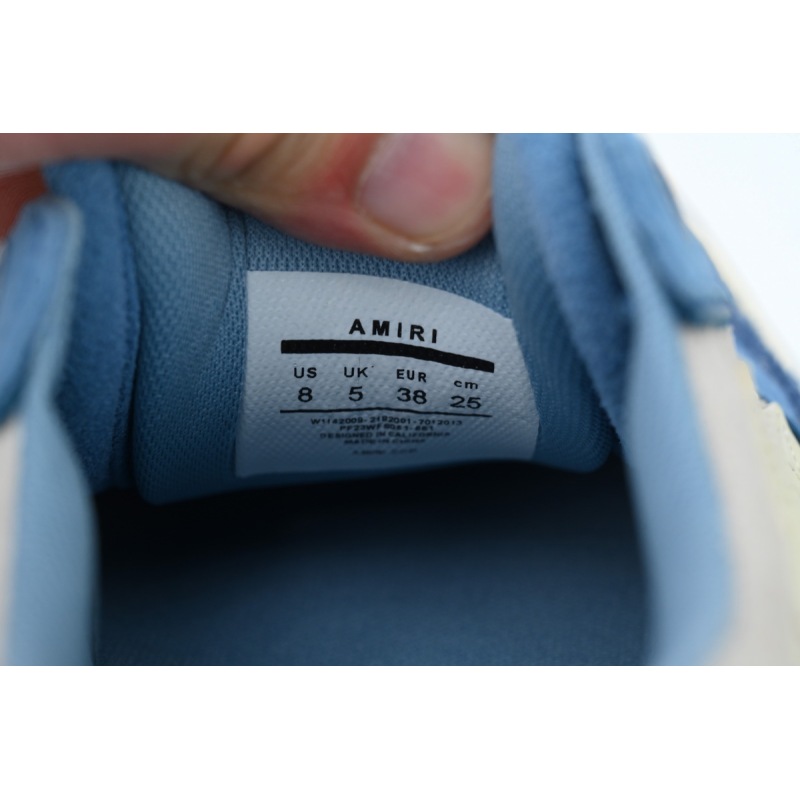PK God Batch Amiri Sunset Skate Low Sneakers Blue