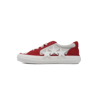 PK God Batch Amiri Sunset Skate Low Sneakers Red 01