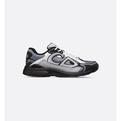 PK God Batch Dior B30 Sneaker Blue Mesh with Gray, White and Black 3SN279ZRB_H068 01