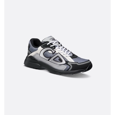 PK God Batch Dior B30 Sneaker Blue Mesh with Gray, White and Black 3SN279ZRB_H068 02