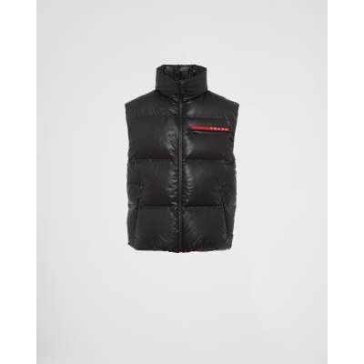 Prada Light Re-Nylon down vest Black 01