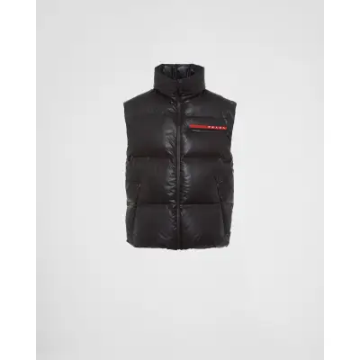 Prada Light Re-Nylon down vest Black 01