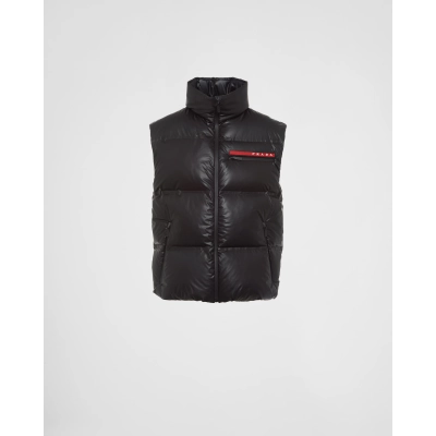 Prada Light Re-Nylon down vest Black 01