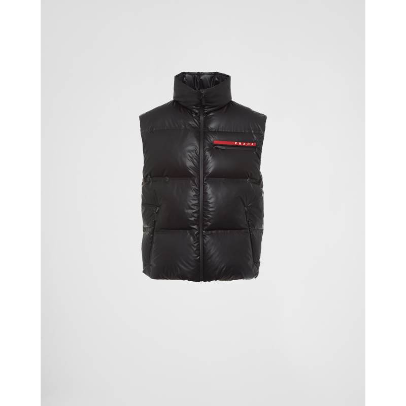 Prada Light Re-Nylon down vest Black