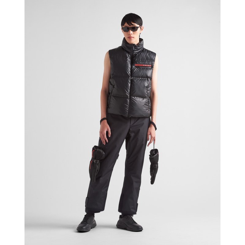 Prada Light Re-Nylon down vest Black