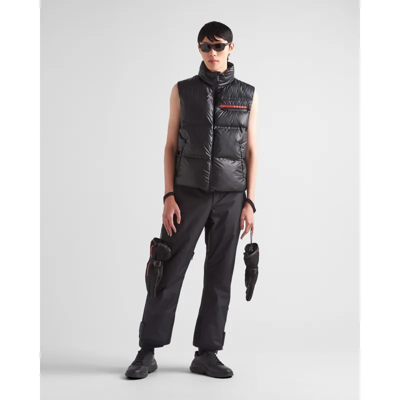 Prada Light Re-Nylon down vest Black