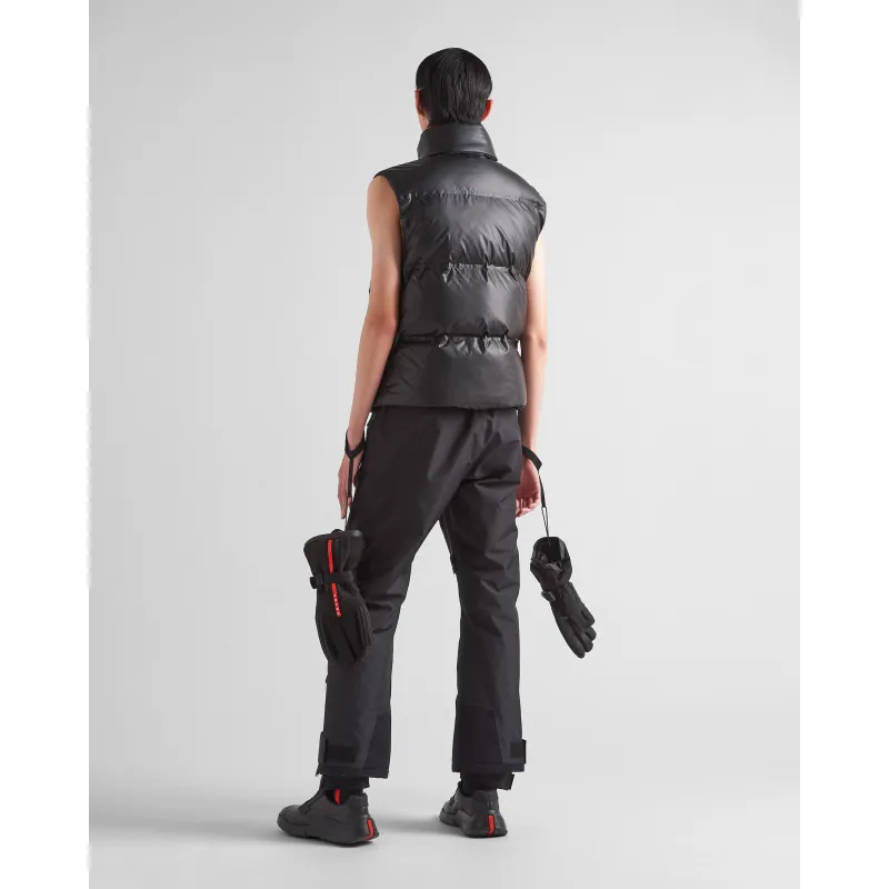 Prada Light Re-Nylon down vest Black