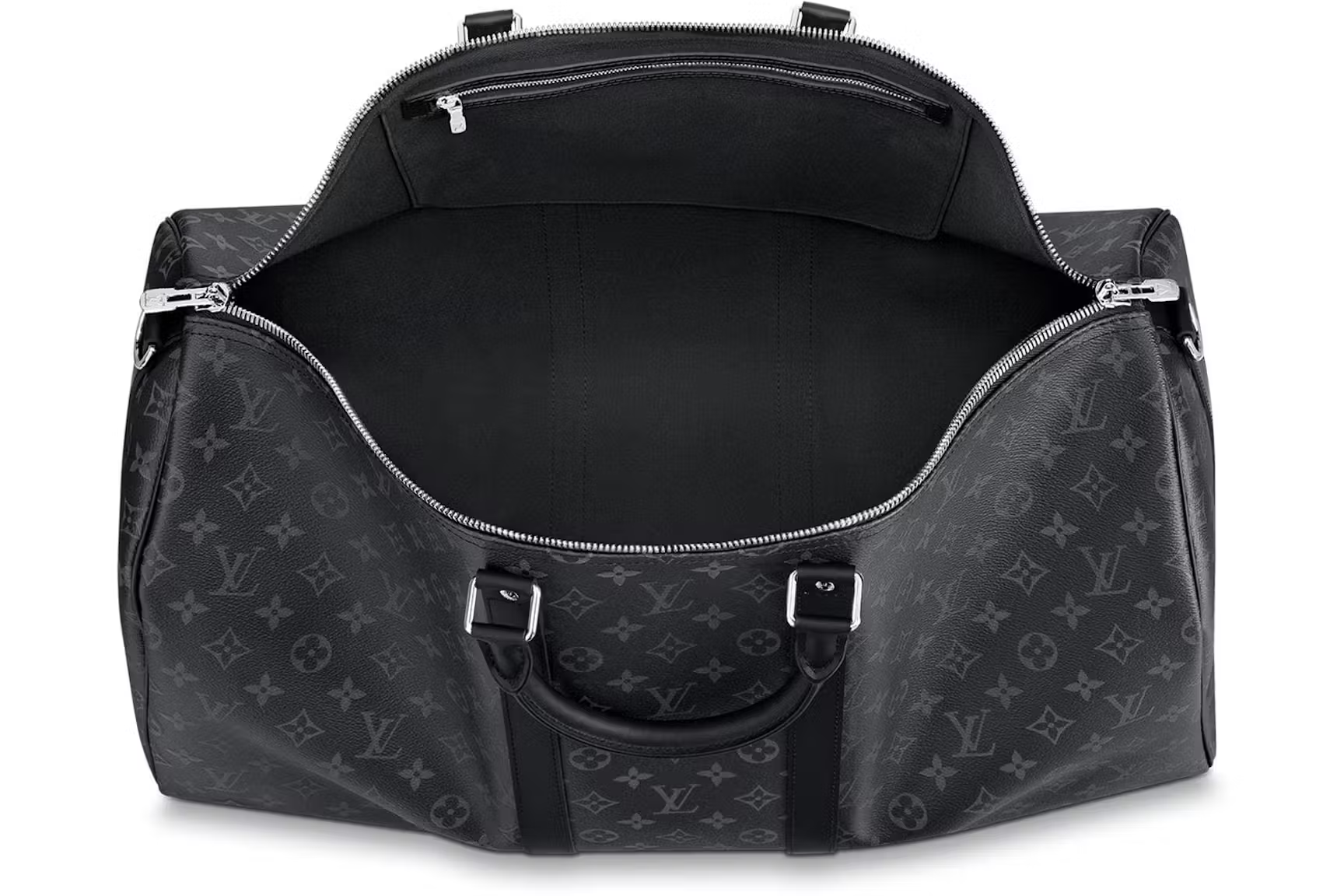 LOUIS VUITTON Keepall Bandoulière 45 Monogram Eclipse Men Travel