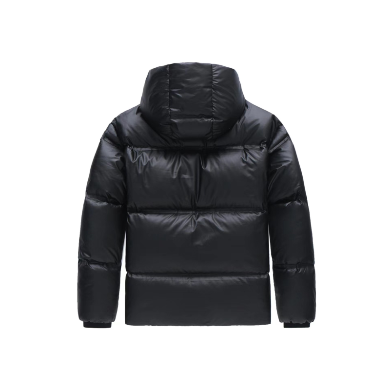 Prada Light Re-Nylon hooded puffer jacket Black