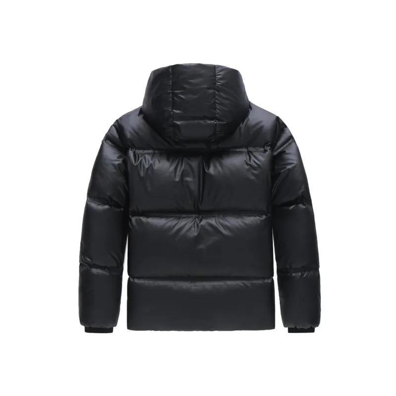 Prada Light Re-Nylon hooded puffer jacket Black
