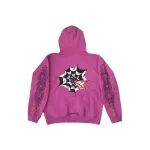 Chrome Hearts Matty Boy Spider Web Hoodie Purple