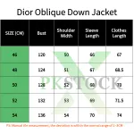 Dior Oblique Down Jacket Black Technical Jacquard