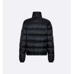 Dior Oblique Down Jacket Black Technical Jacquard