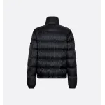 Dior Oblique Down Jacket Black Technical Jacquard