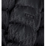 Dior Oblique Down Jacket Black Technical Jacquard