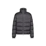 Dior Oblique Down Jacket Gray Technical Jacquard
