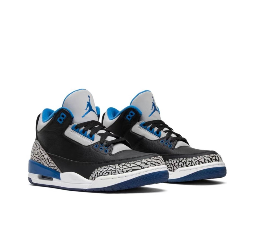 PK God Batch Air Jordan 3 “Sport Blue 136064-007