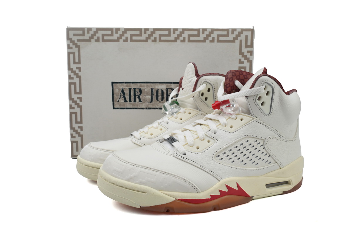 PK God Batch Air Jordan 5 Retro 'El Grito - Sail' HF8833-100
