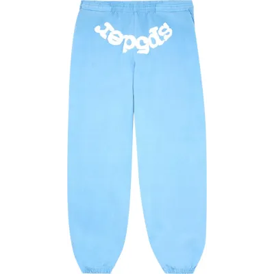 Sp5der Worldwide Sweatpant Sky Blue 01