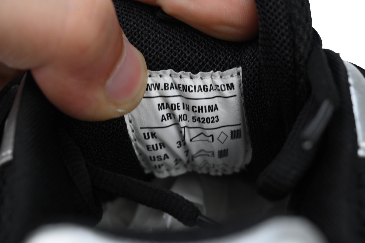 Balenciaga Track Sneaker Black Silver