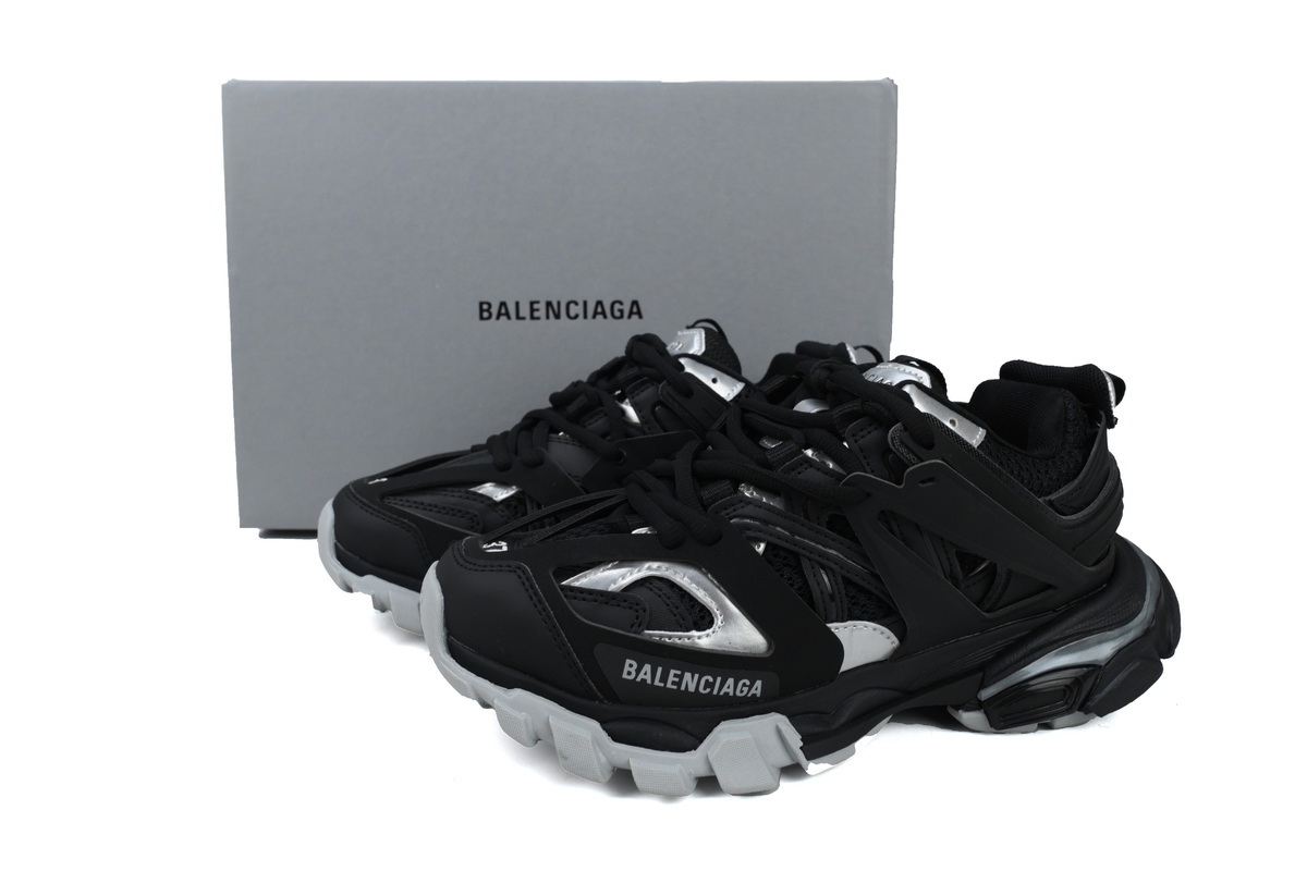 Balenciaga Track Sneaker Black Silver