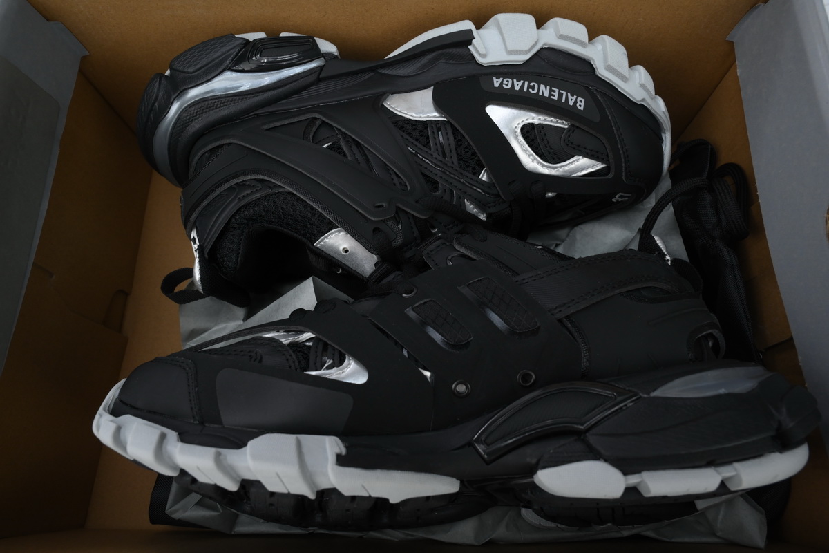Balenciaga Track Sneaker Black Silver