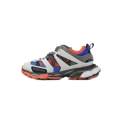 Balenciaga Track Sneaker White Blue Orange 01