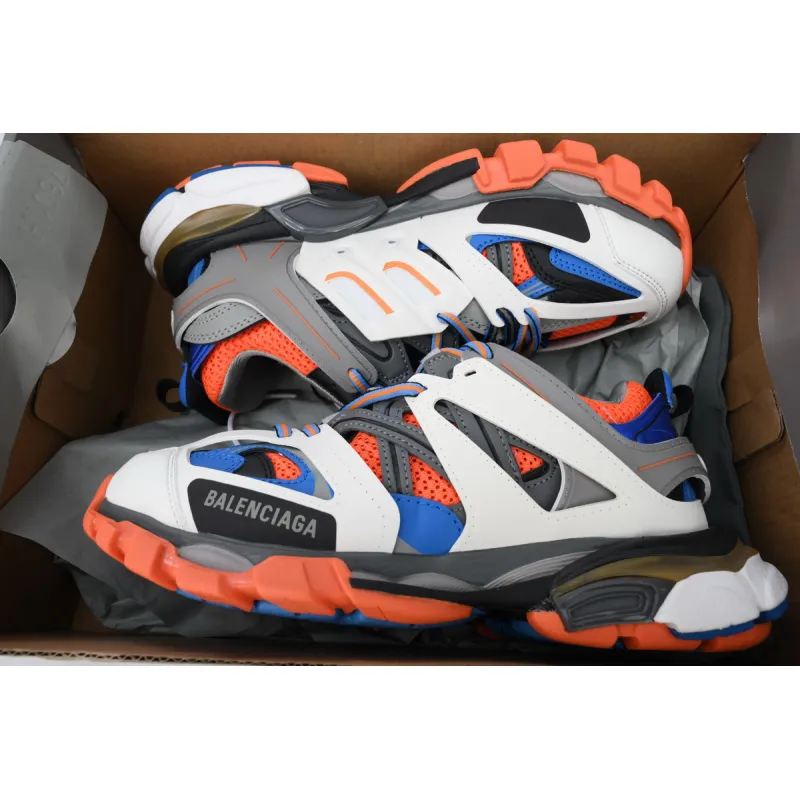 Balenciaga Track Sneaker White Blue Orange